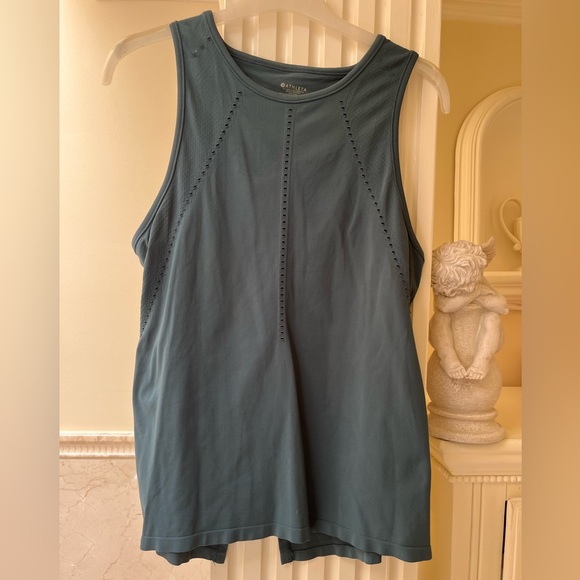 Athleta size S dark green tank - Picture 3 of 6